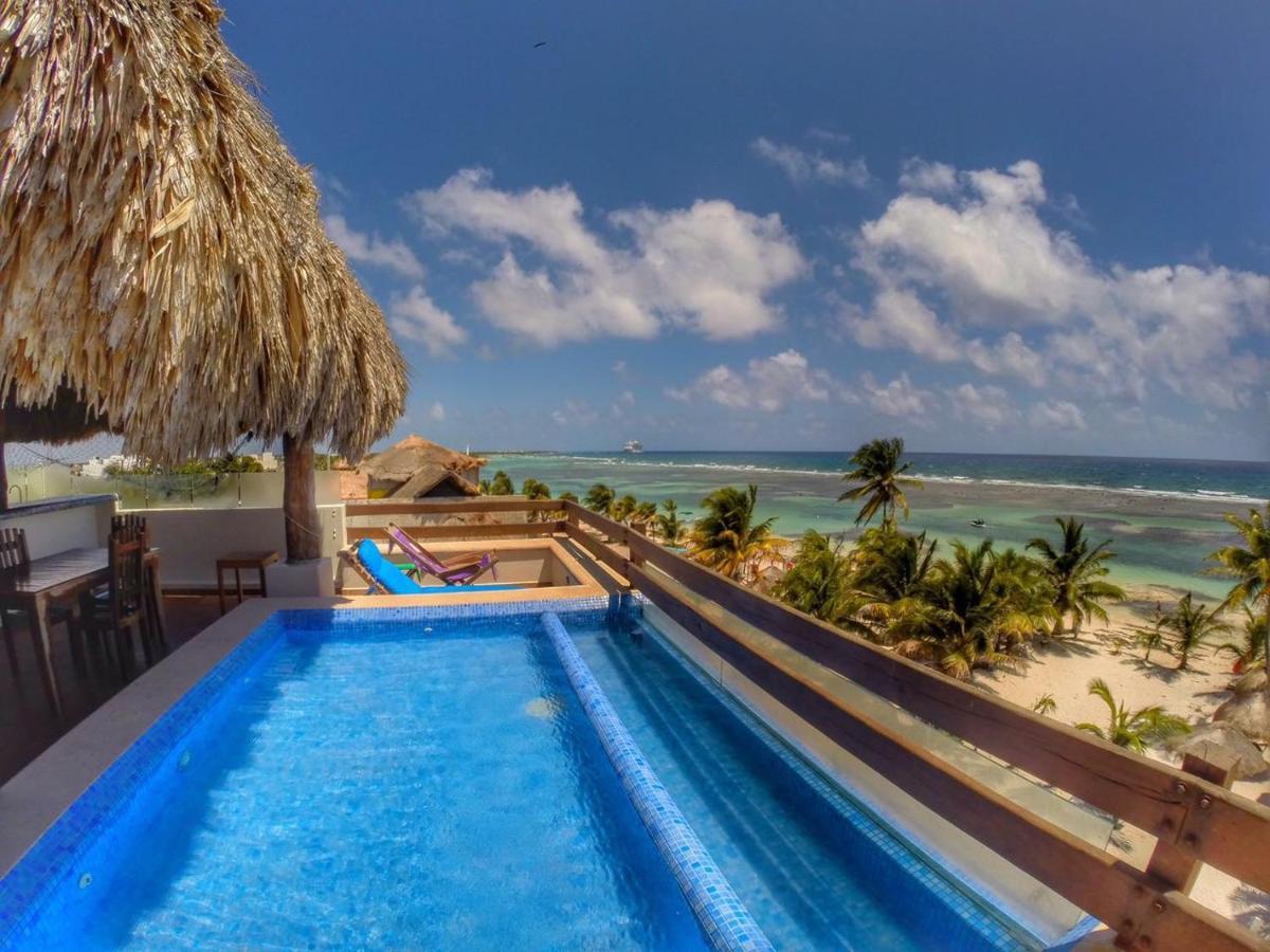 Hotel El Caballo Blanco Mahahual Kültér fotó