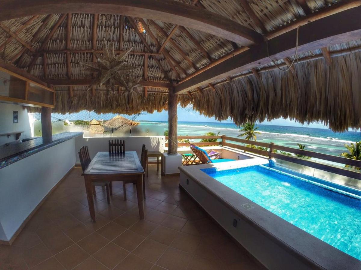 Hotel El Caballo Blanco Mahahual Kültér fotó